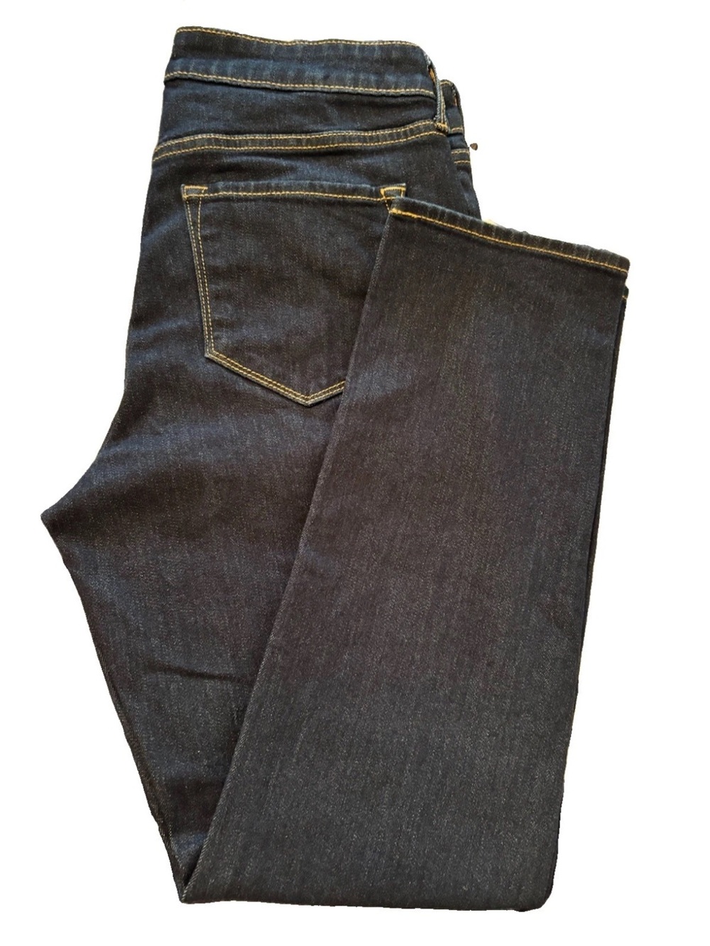 Old Navy Women's Jeans High Rise WOW Straight Leg Dark Blue Wash Size 10 Short